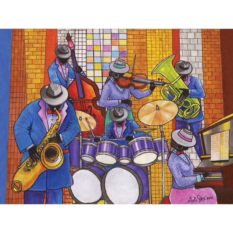 African American Expressions - 500-Piece African American Jigsaw Puzzle For Adults | Vibrant Celebration Of Black Jazz Culture And History