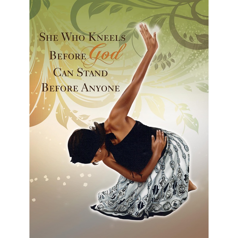 African American Expressions - She Who Kneels Puzzle  500-Piece Inspirational African American Jigsaw Puzzle For Adults | Stunning Artwork Celebrating Faith And Resilience
