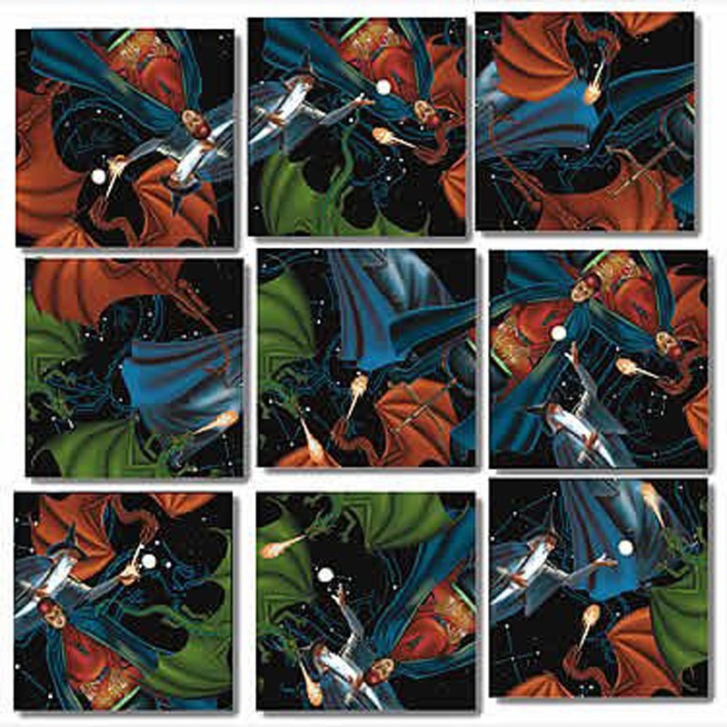B Dazzle Wizard & Dragons Scramble Squares 9 Piece Puzzle