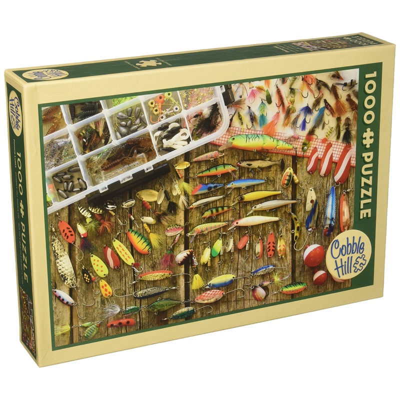 Cobble Hill Fishing Lures Jigsaw Puzzle (1000 Piece)