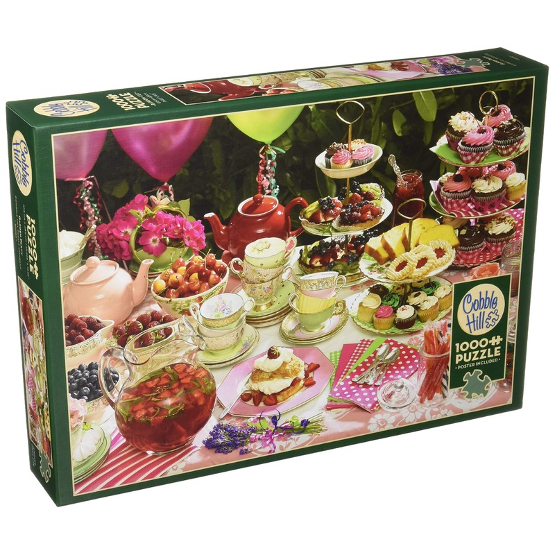 Cobblehill 80083 1000 Pc Garden Party Puzzle, Various