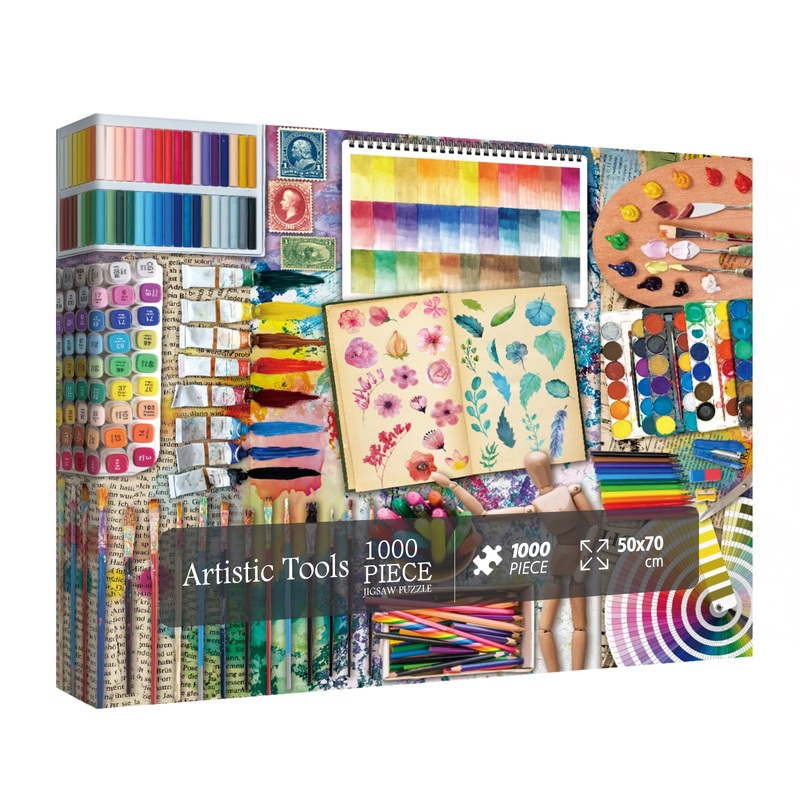 Colorful Puzzles For Adults 1000 Pieces, Gradient Puzzle 1000 Piece For Adult, Artistic Jigsaw Puzzles 1000 Pieces For Adults