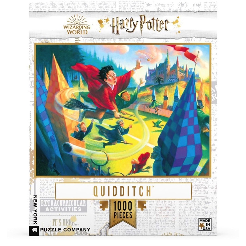New York Puzzle Company - Harry Potter Quidditch - 1000 Piece Jigsaw Puzzle For Family Game Nights By Mary Grandpr