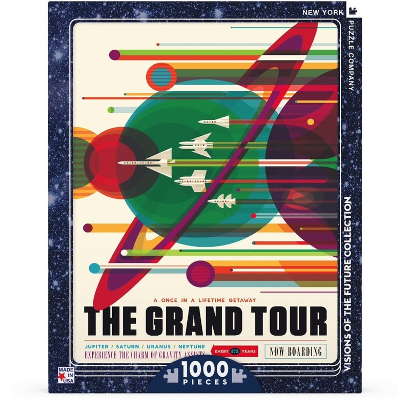 New York Puzzle Company - Nasa The Grand Tour - 1000 Piece Jigsaw Puzzle For Family Game Nights By Invisible Creature