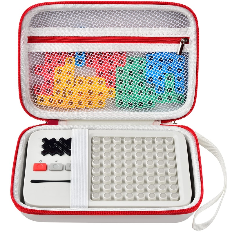 Case Compatible With Giiker Super Blocks Puzzle Game, Super Slide Brain Teaser Puzzle Holder, Organizer Storage Bag For Electronic Brain Game Console & Puzzles For Kids Boys And Girls -Box Only-Black