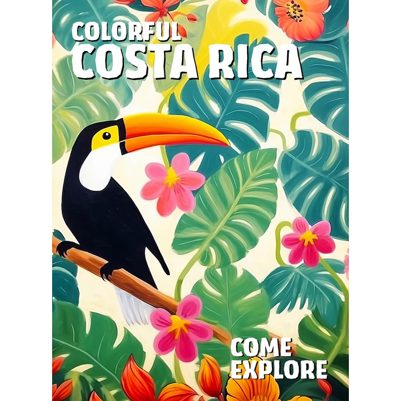 Cross & Glory - Costa Rica In Color - 1000 Piece Jigsaw Puzzle For Adults | Vibrant Tropical Forest & Toucan | Satin-Finished Travel Puzzle