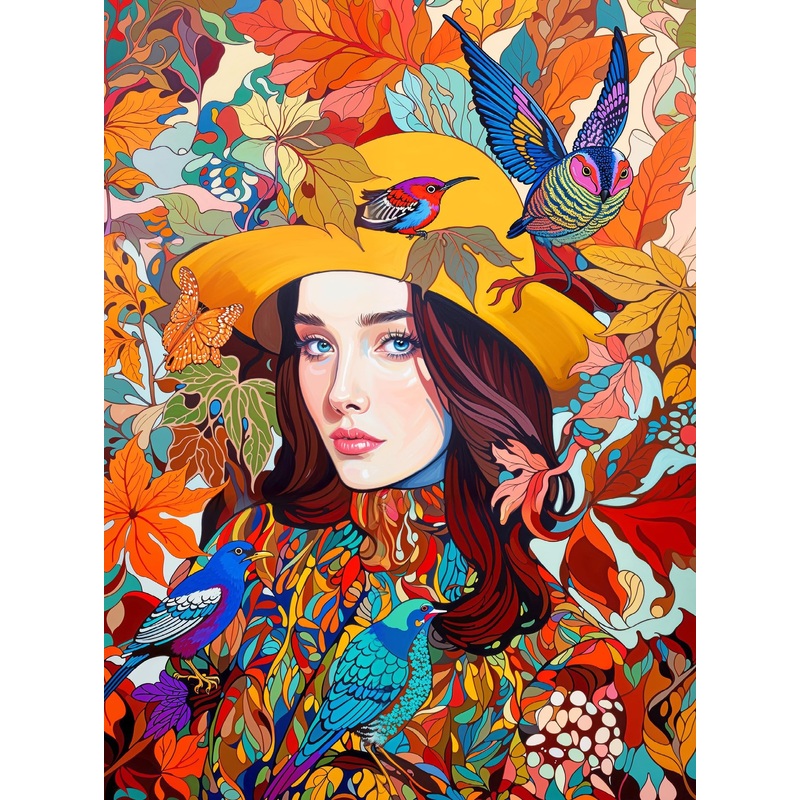 Cross & Glory - Wings And Whispers Of Autumn - 1000 Piece Jigsaw Puzzle For Adults | Challenging | 20'X27'| Satin Finish