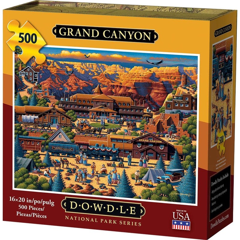 Dowdle Folk Art Jigsaw Puzzle - Grand Canyon 500 Pc