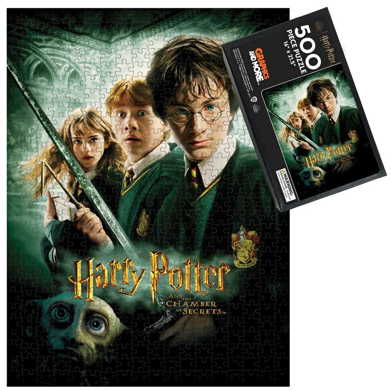 Harry Potter Chamber Of Secrets 500 Piece Jigsaw Puzzle For Adults, 16' L X 21.5' W