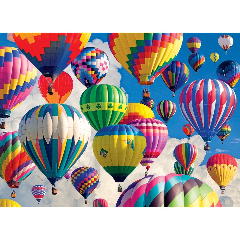Roseart - Kodak Premium - Hot Air Balloons Above The Clouds - 1500 Piece Jigsaw Puzzle For Adults
