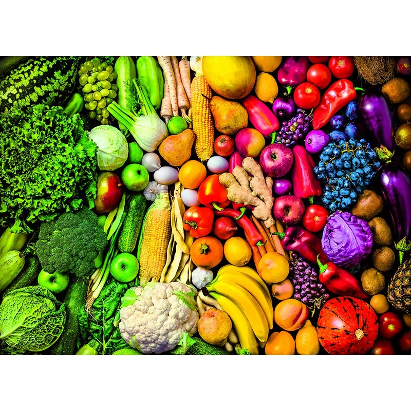 Roseart - Kodak - Rainbow Superfoods - 1500 Piece Jigsaw Puzzle For Adults