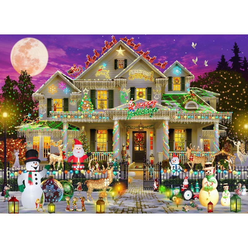 Vermont Christmas Company Happy Holidays Jigsaw Puzzle 1000 Piece