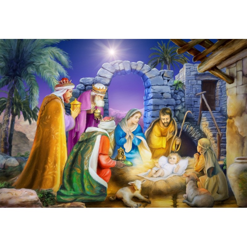 Vermont Christmas Company Joyous Night Jigsaw Puzzle 100 Piece, Large Pieces Perfect For Kids And Seniors