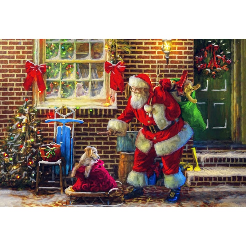 Vermont Christmas Company Special Delivery Jigsaw Puzzle 100 Piece, Large Pieces Perfect For Kids And Seniors