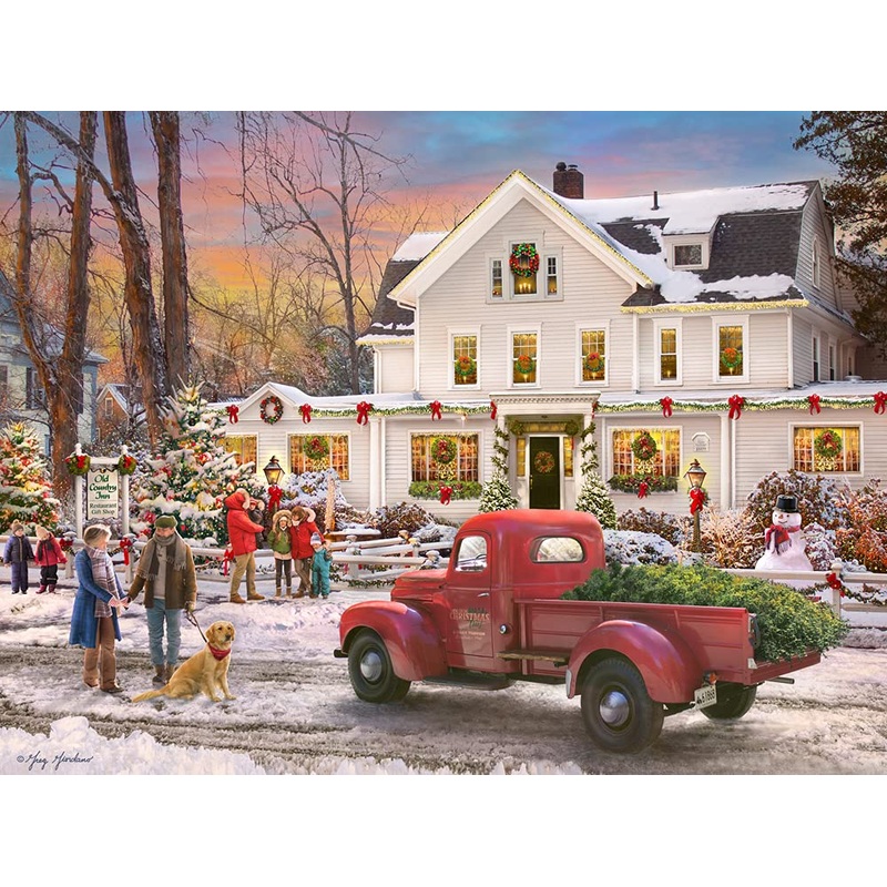 Vermont Christmas Company The Inn At Christmas Jigsaw Puzzle 550 Piece