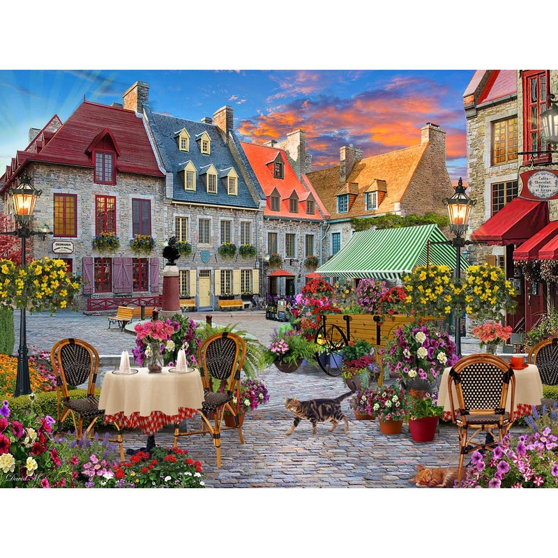 Vermont Christmas Company Village Square Jigsaw Puzzle 550 Piece
