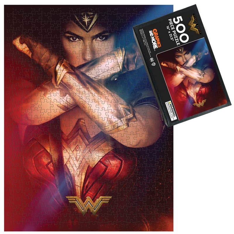 Wonder Woman Movie Poster 3 500 Piece Jigsaw Puzzle For Adults, 16' L X 21.5' W