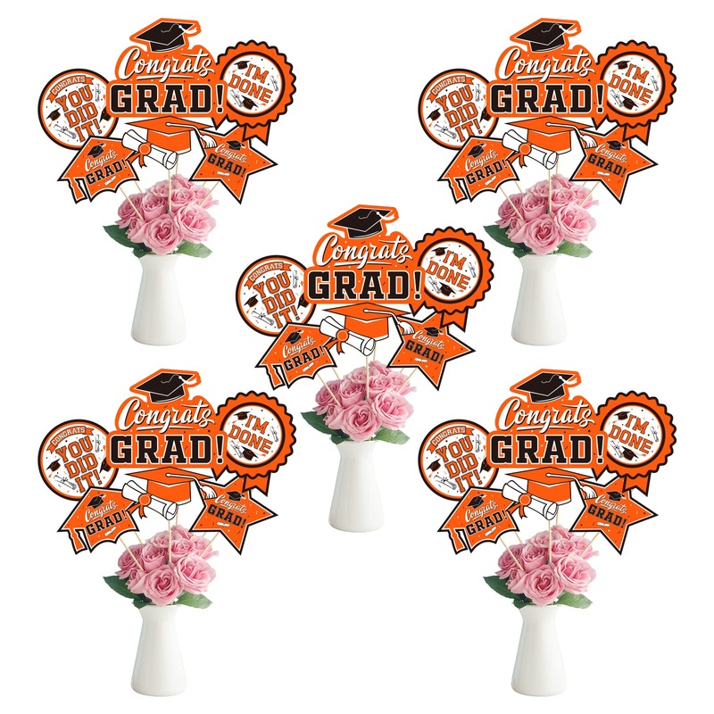 30Pcs Graduation Party Decorations Class Of 2024 Congrats Grad Table Centerpiece