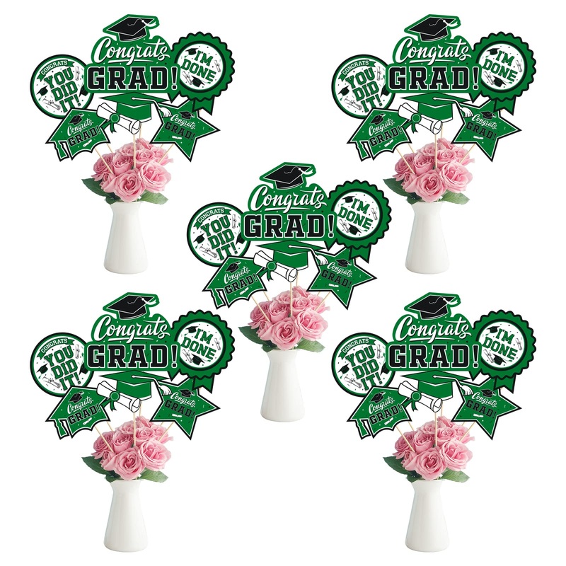 30Pcs Graduation Party Decorations Class Of 2024 Congrats Grad Table Centerpiece,Graduation Table Decorations,Congratulate Gradu