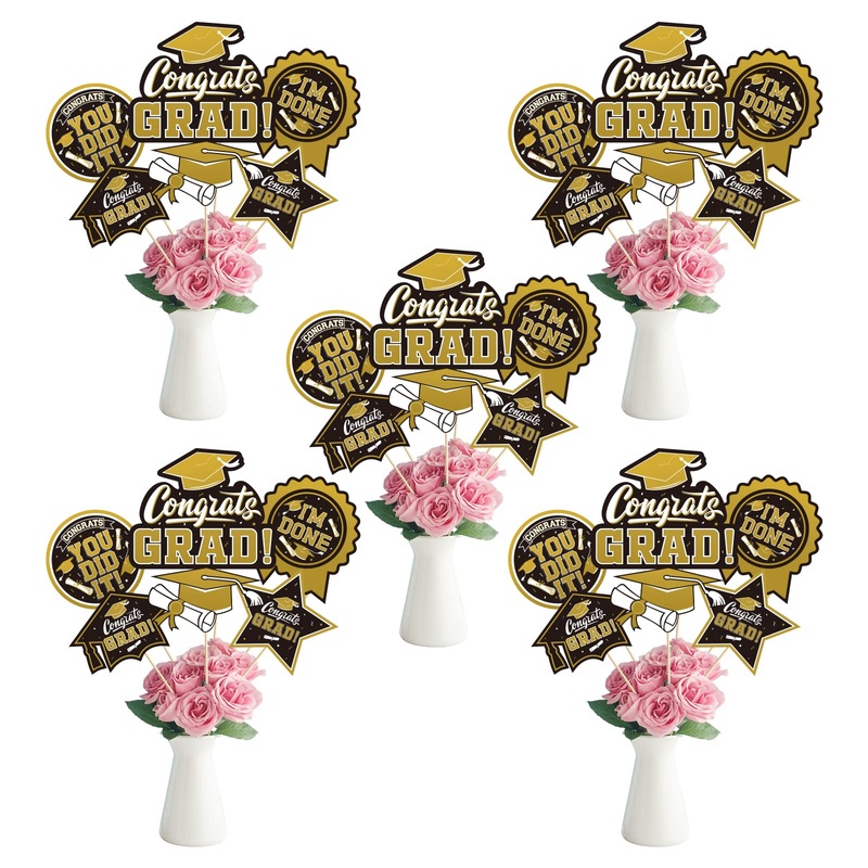 30Pcs Graduation Party Decorations Class Of 2024 Congrats Grad Table Centerpiece,Graduation Table Decorations,Graduation Centerp