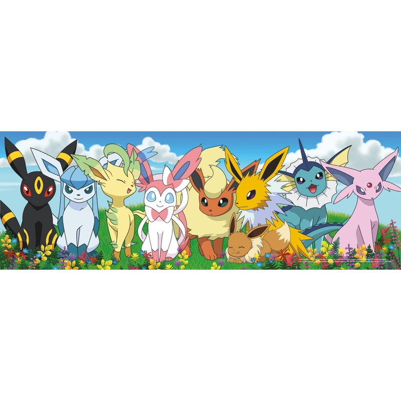 Buffalo Games - Pokemon - 4 X 1 Multipack - Eevee Montage - Multi Piece Jigsaw Puzzle For Adults -Challenging Puzzle Perfect For