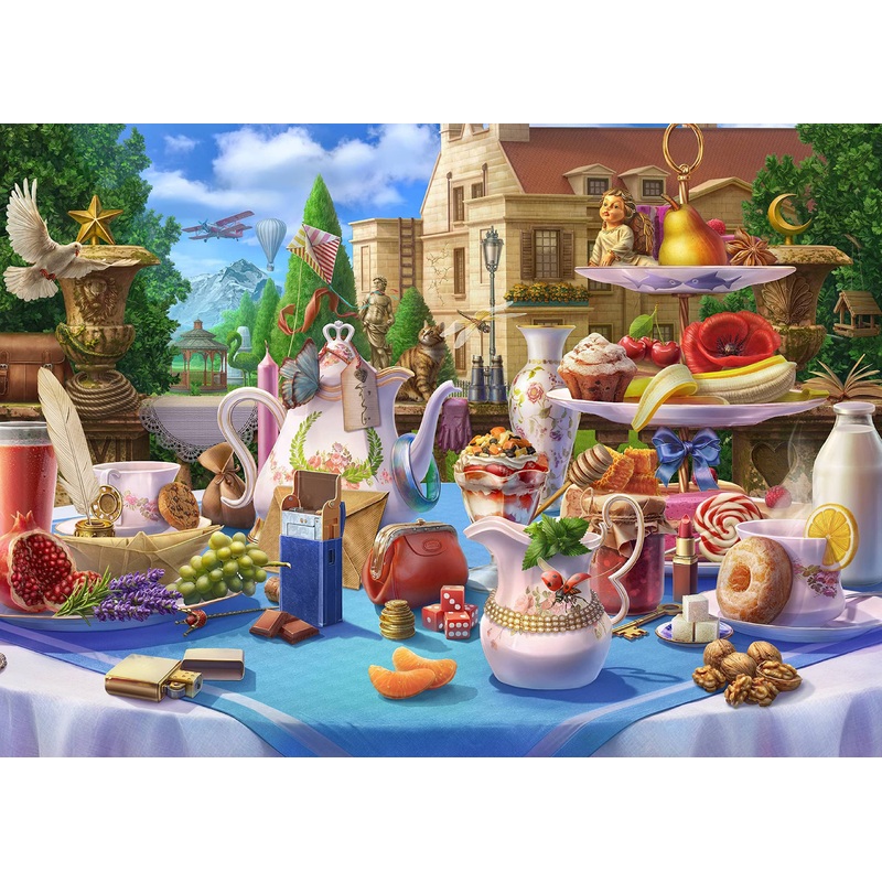 Ceaco - Junes Journey - Tea Time At Icarus - 1000 Piece Jigsaw Puzzle