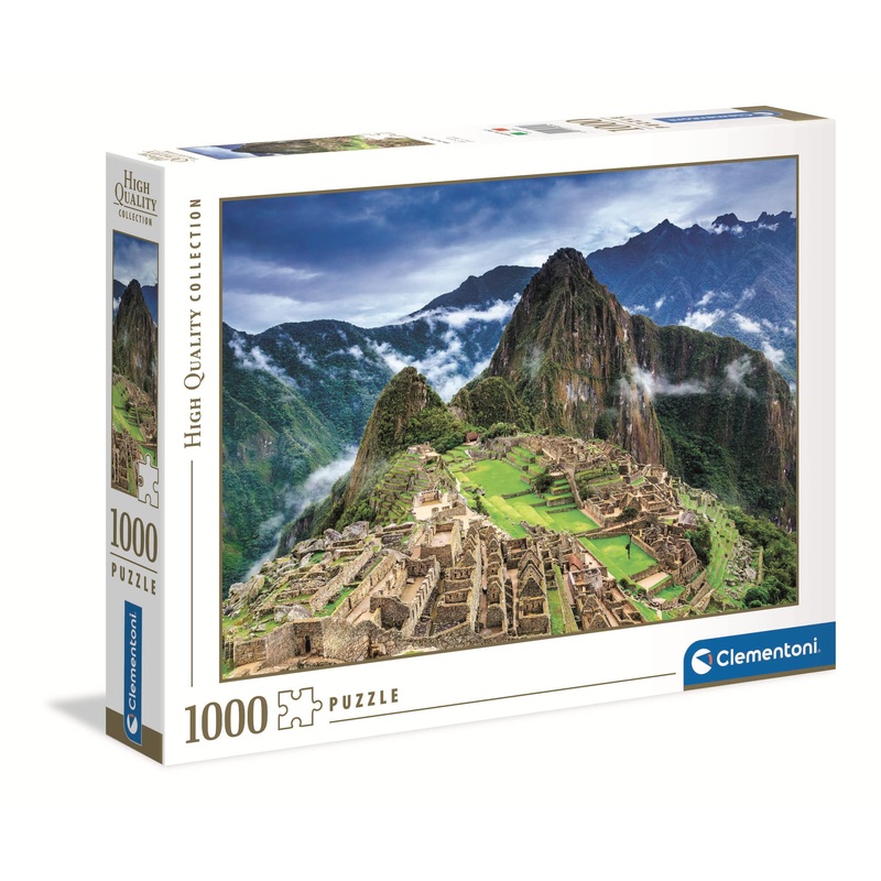 Clementoni 1000 Pieces Does Not Apply Collection-Machu Picchu Adult Jigsaw Puzzle 1000 Pieces, Made In Italy, Multicoloured, One Size, 39604