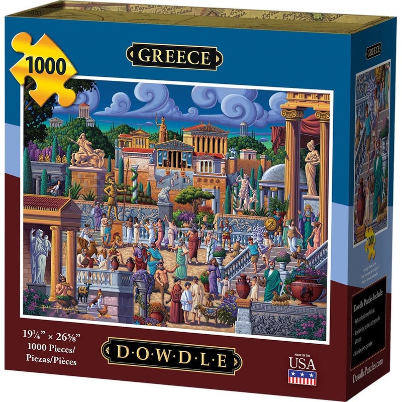 Dowdle Jigsaw Puzzle - Greece - 1000 Piece