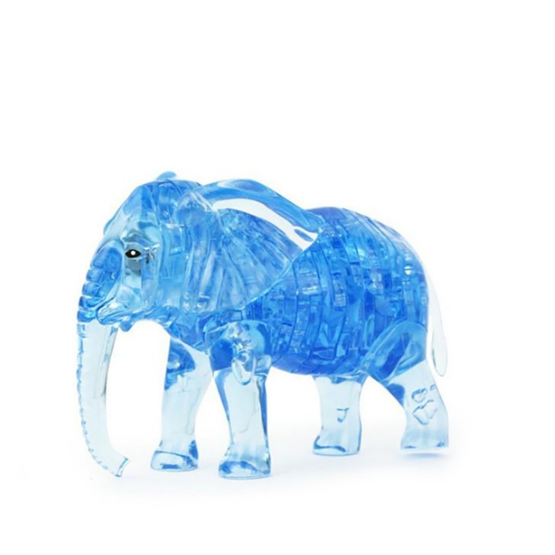 Lrrh Novelty Creativity 3D Crystal Jigsaw Puzzle - Elephant (41Piece)