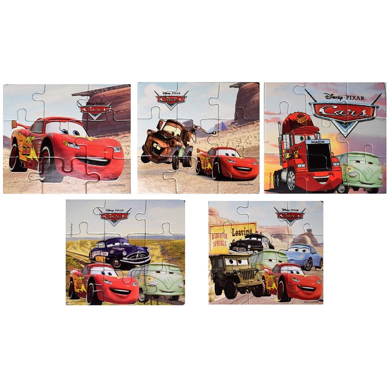 Myesha Toys Cars Zigsaw Puzzle, Pack Of 5, Total 45 Pieces