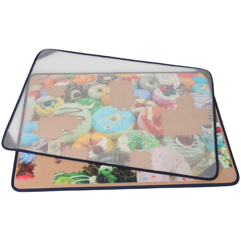 Tektalk Jigsaw Puzzle Board Portable Puzzle Mat For Puzzle Storage Puzzle Saver, Non-Slip Surface (Up To 1500 Pieces, With Dustproof Cover)