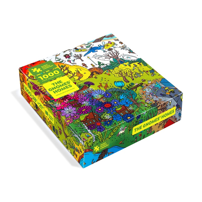 The Gnomes' Homes  1000 Piece Jigsaw Puzzle From The Magic Puzzle Company  Series Three