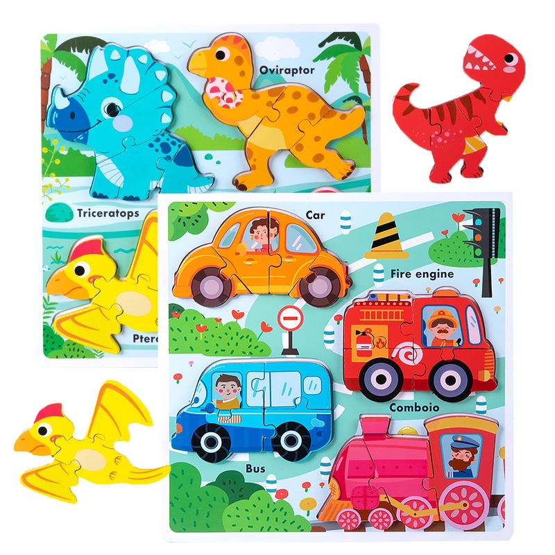 Wooden Puzzles For Toddlers 2-4