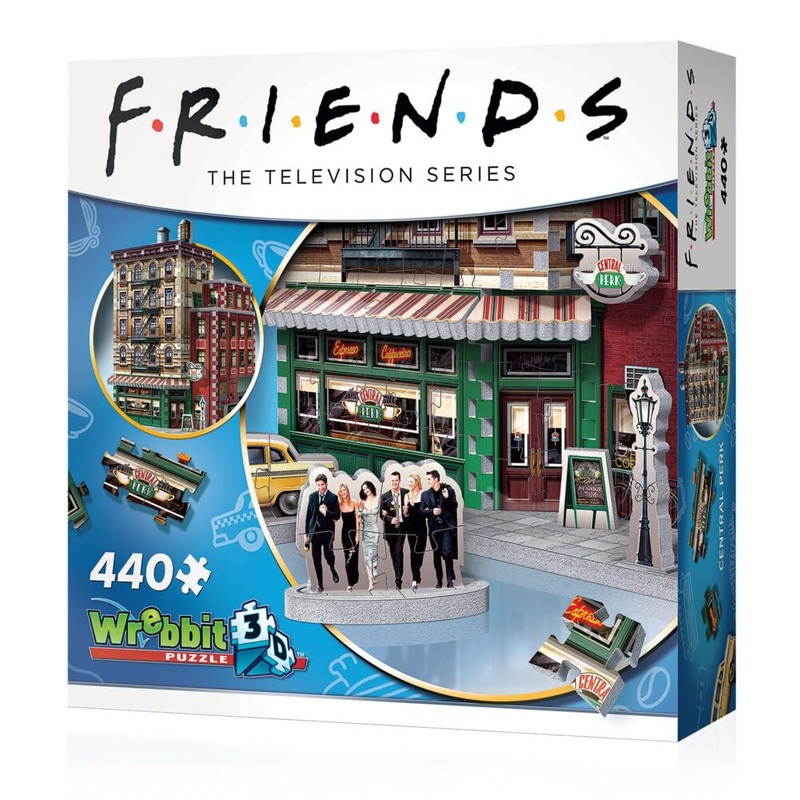 Wrebbit3D Friends Central Perk 3D Puzzle For Teens And Adults | 440 Real Jigsaw Puzzle Pieces | Not Just An Ordinary Model Kit For Adults For All Fans Of The Friends Tv Series